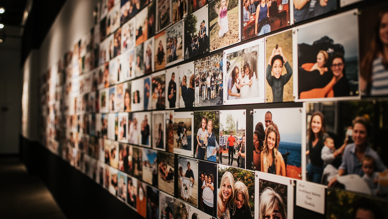 Close-up of premium flex banner print texture with vibrant CMYK color detail